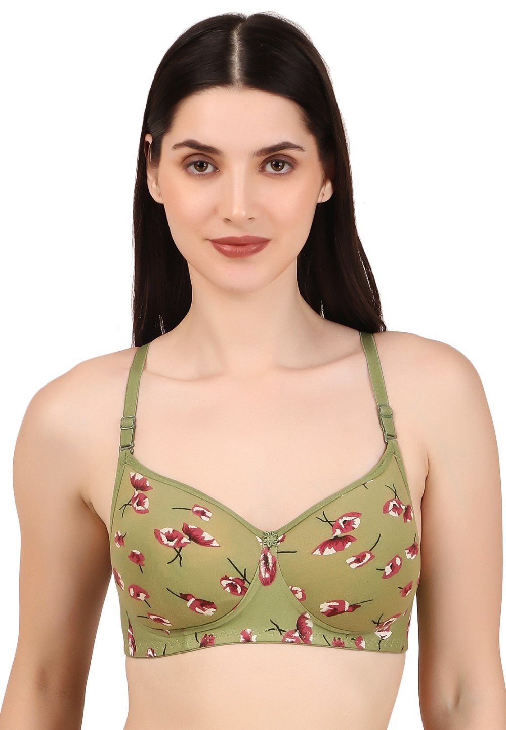 Seamless Regular Strap Full Coverage Padded Bra