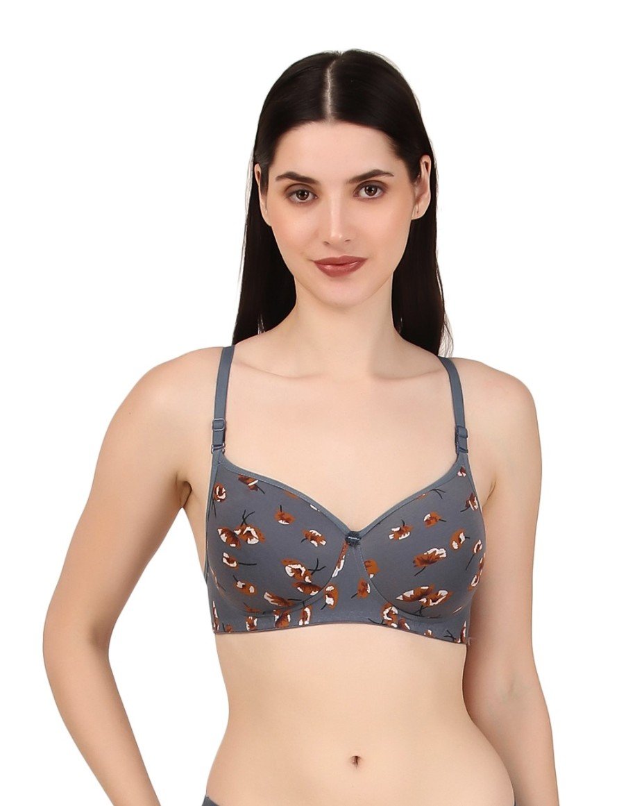 Seamless Regular Strap Full Coverage Padded Bra