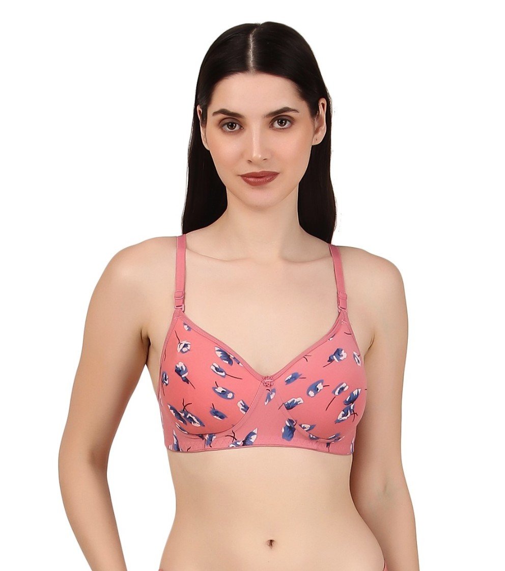 Seamless Regular Strap Full Coverage Padded Bra