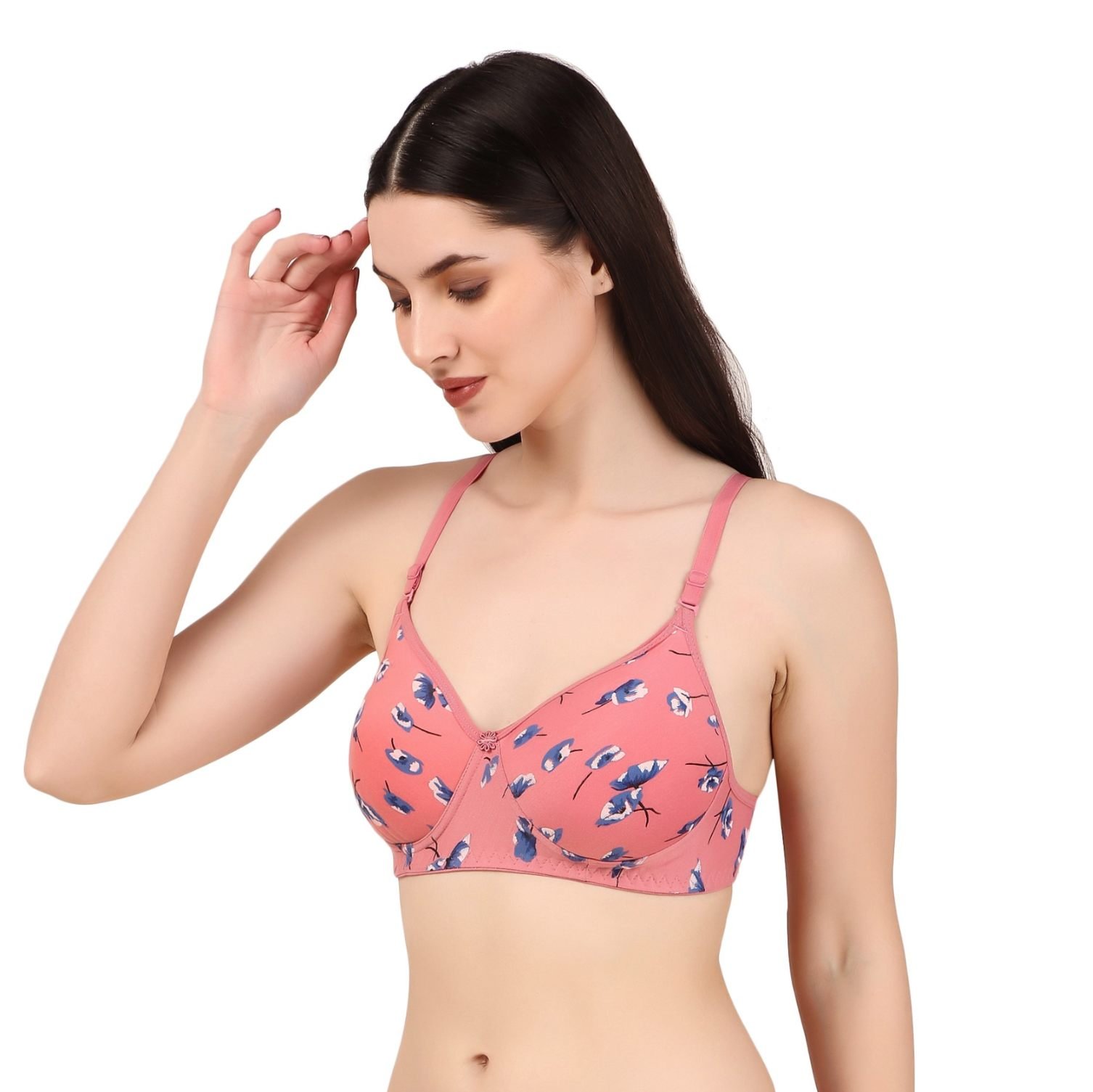 Seamless Regular Strap Full Coverage Padded Bra