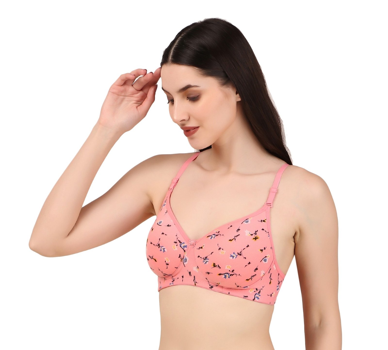 Seamless Printed Lightly Padded Bra