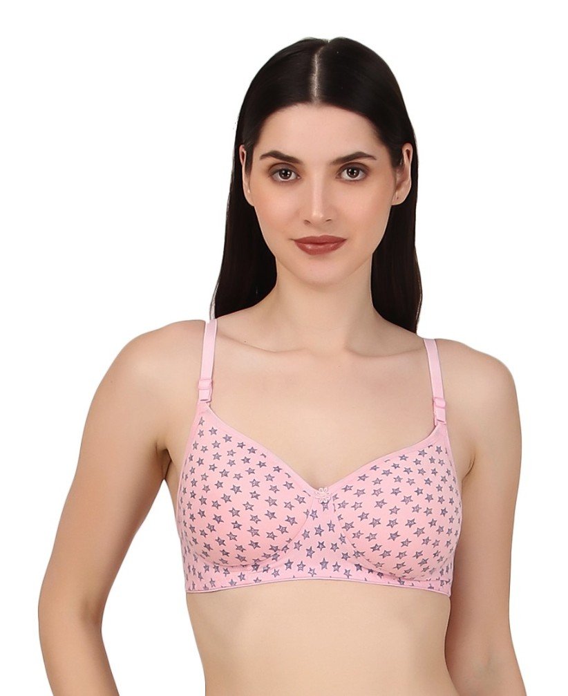 TwinkleSoft Star Print Bra