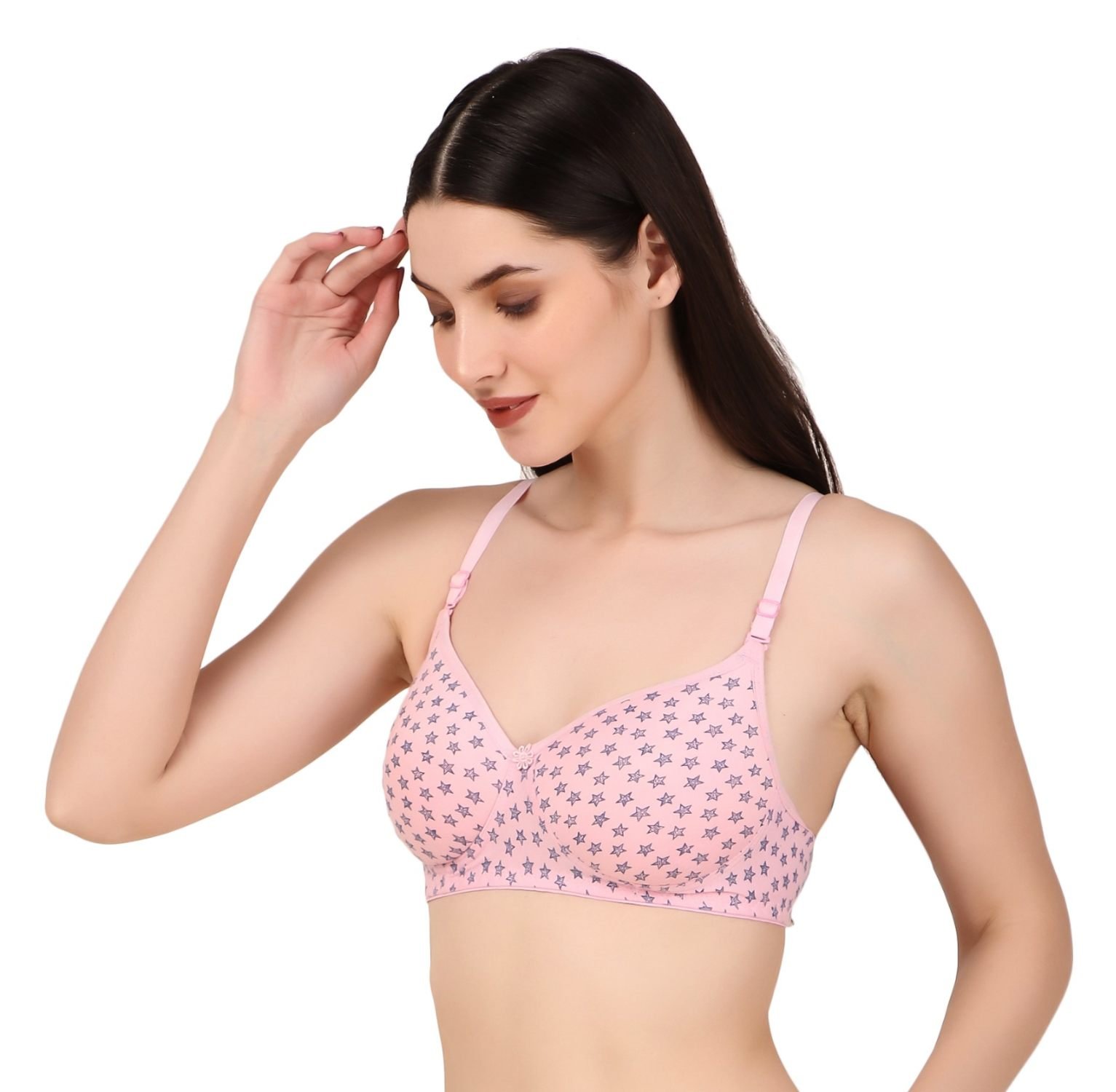 TwinkleSoft Star Print Bra