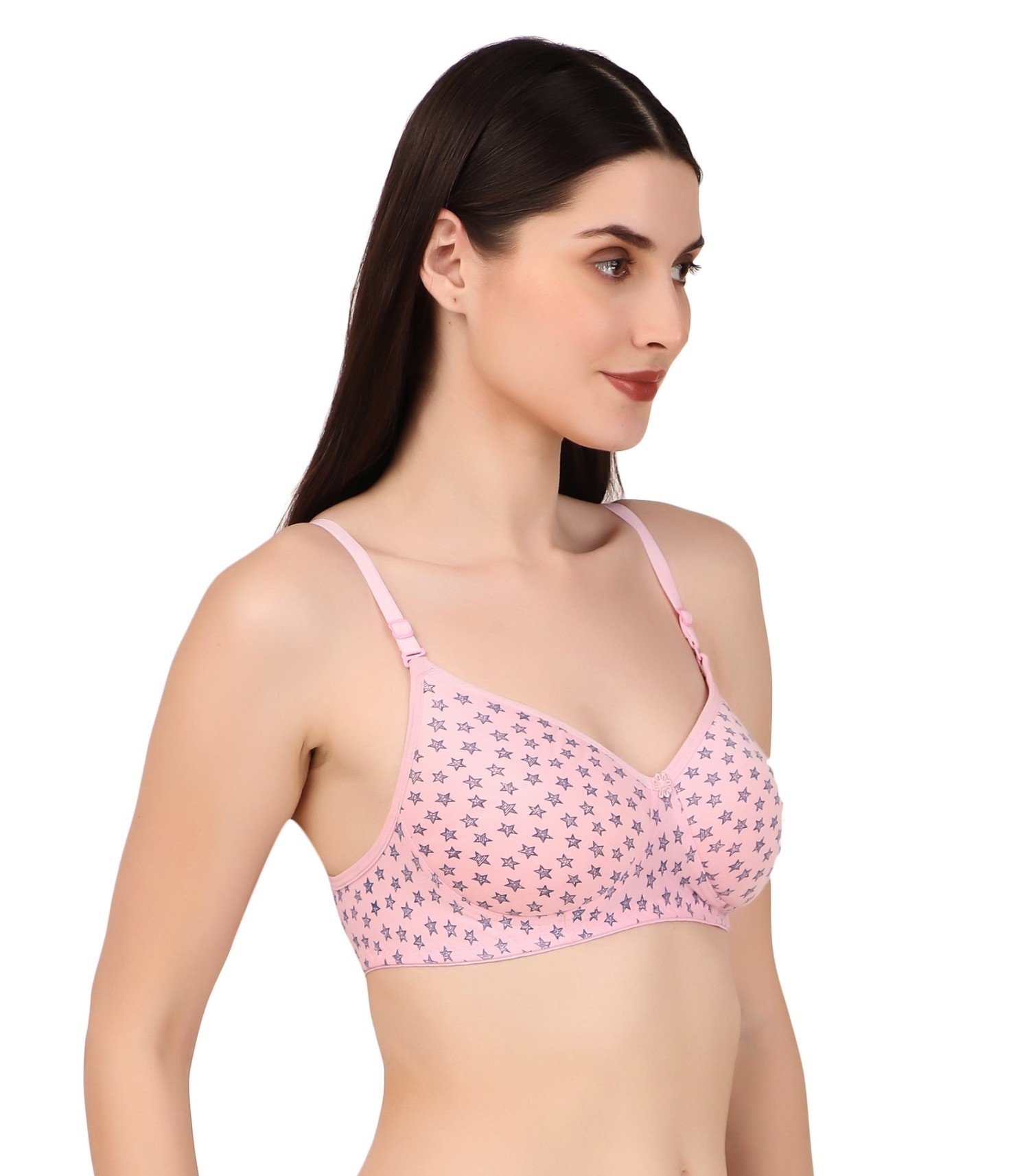 TwinkleSoft Star Print Bra