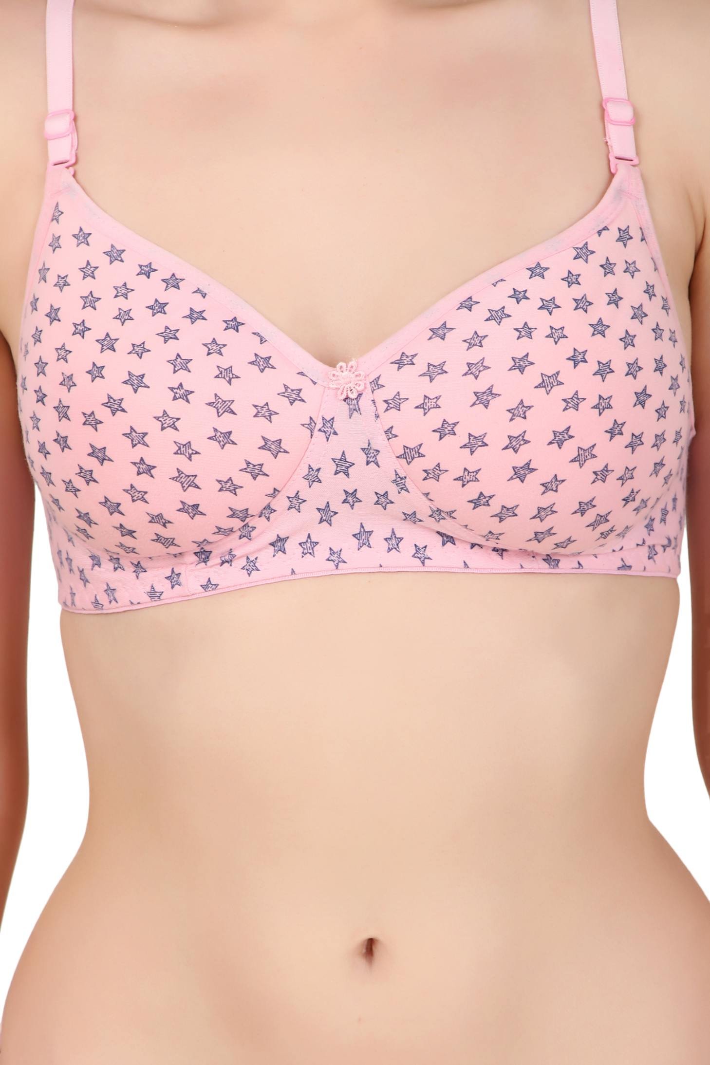 TwinkleSoft Star Print Bra