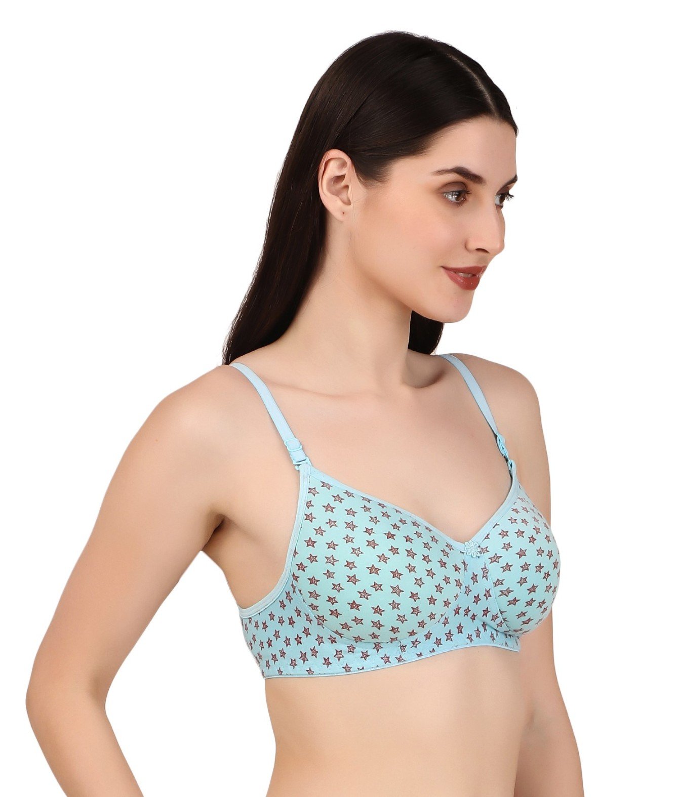 TwinkleSoft Star Print Bra