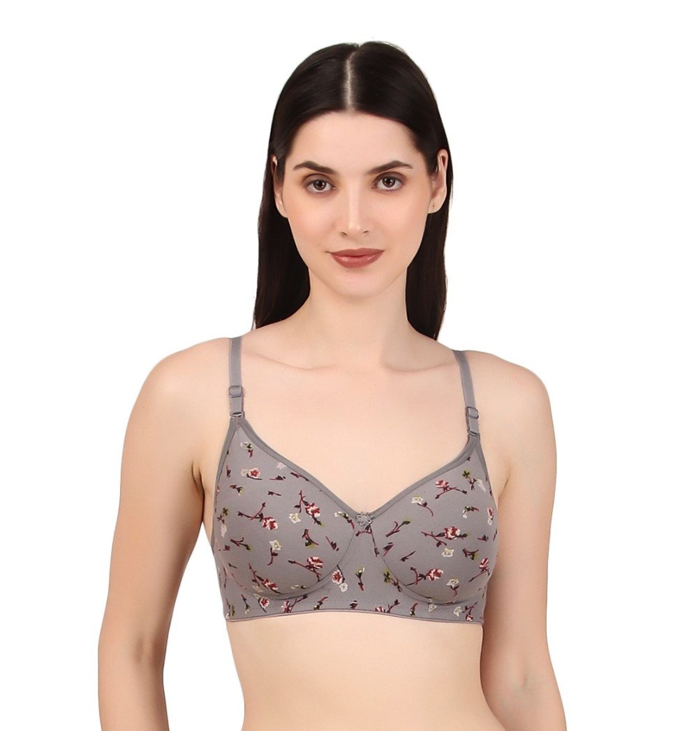Seamless Printed Lightly Padded Bra
