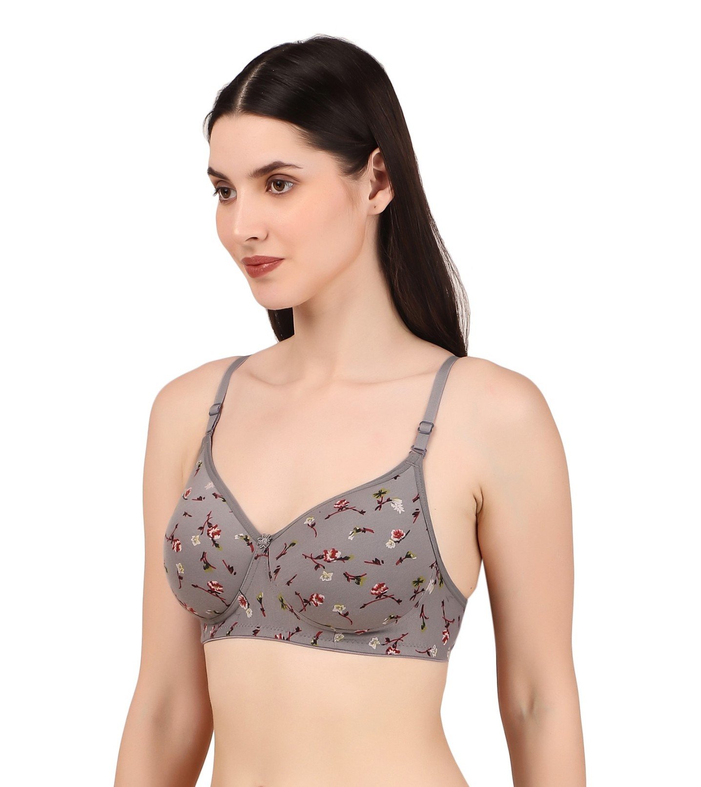 Seamless Printed Lightly Padded Bra