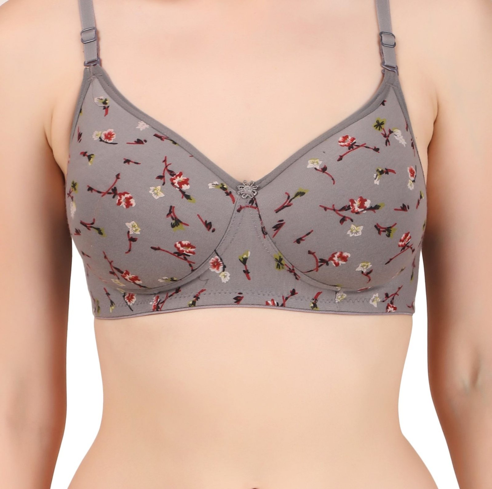 Seamless Printed Lightly Padded Bra