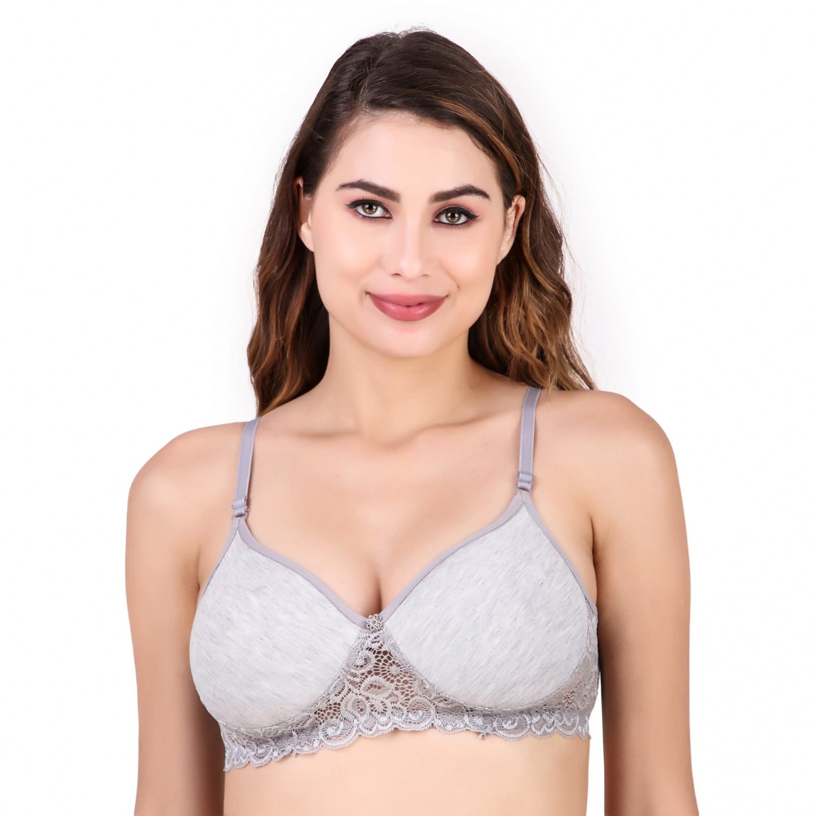 LaceCharm Side Lace Padded Bra