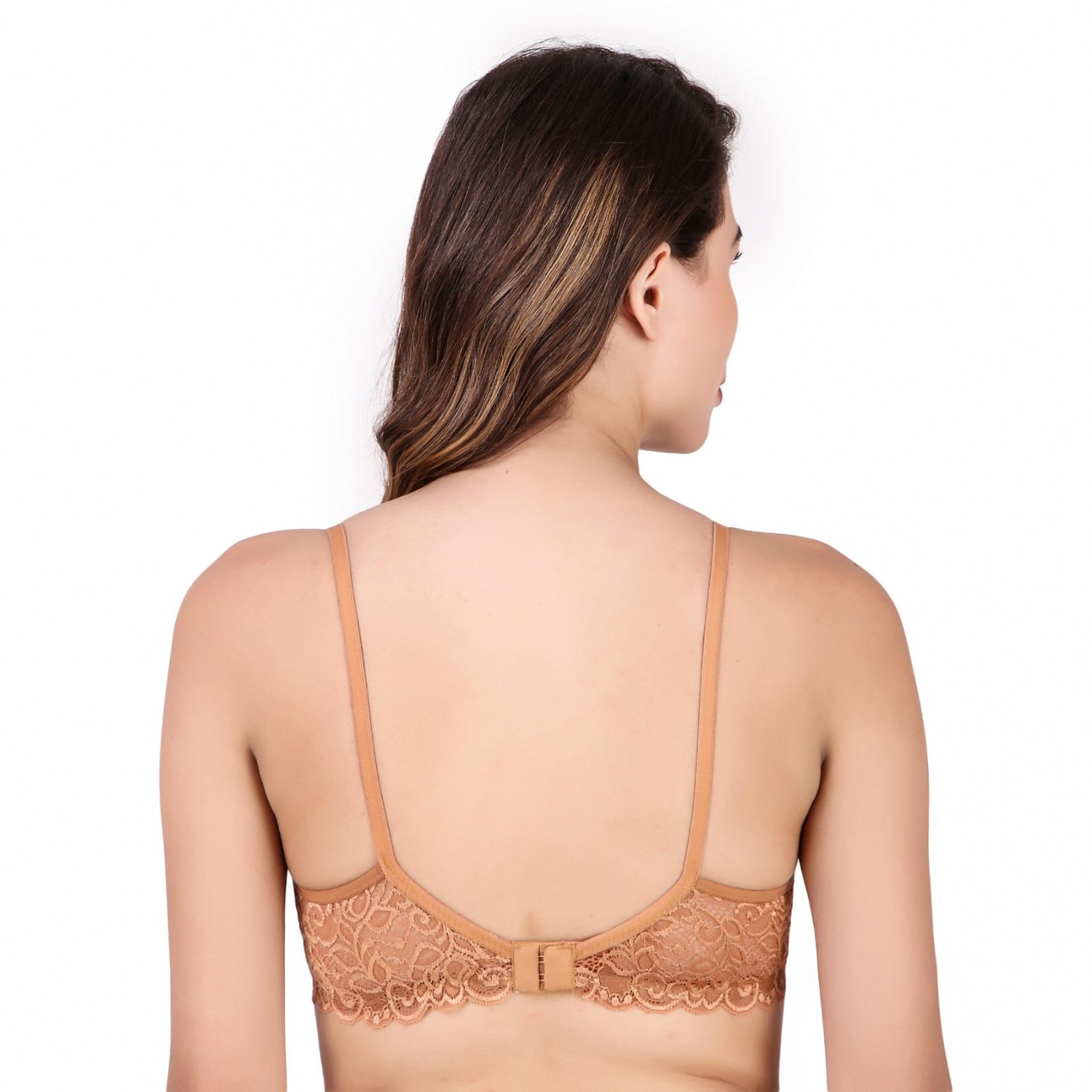 LaceCharm Side Lace Padded Bra