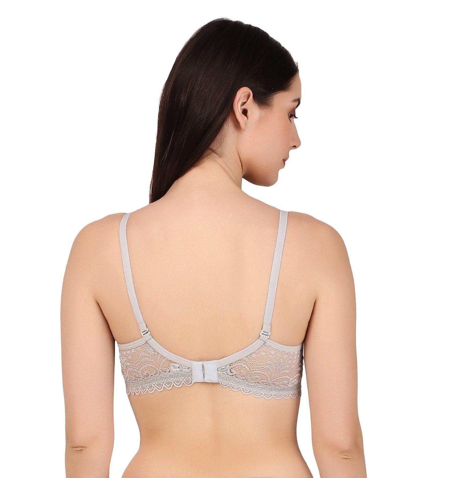 EleganceDot Side Lace Padded Bra