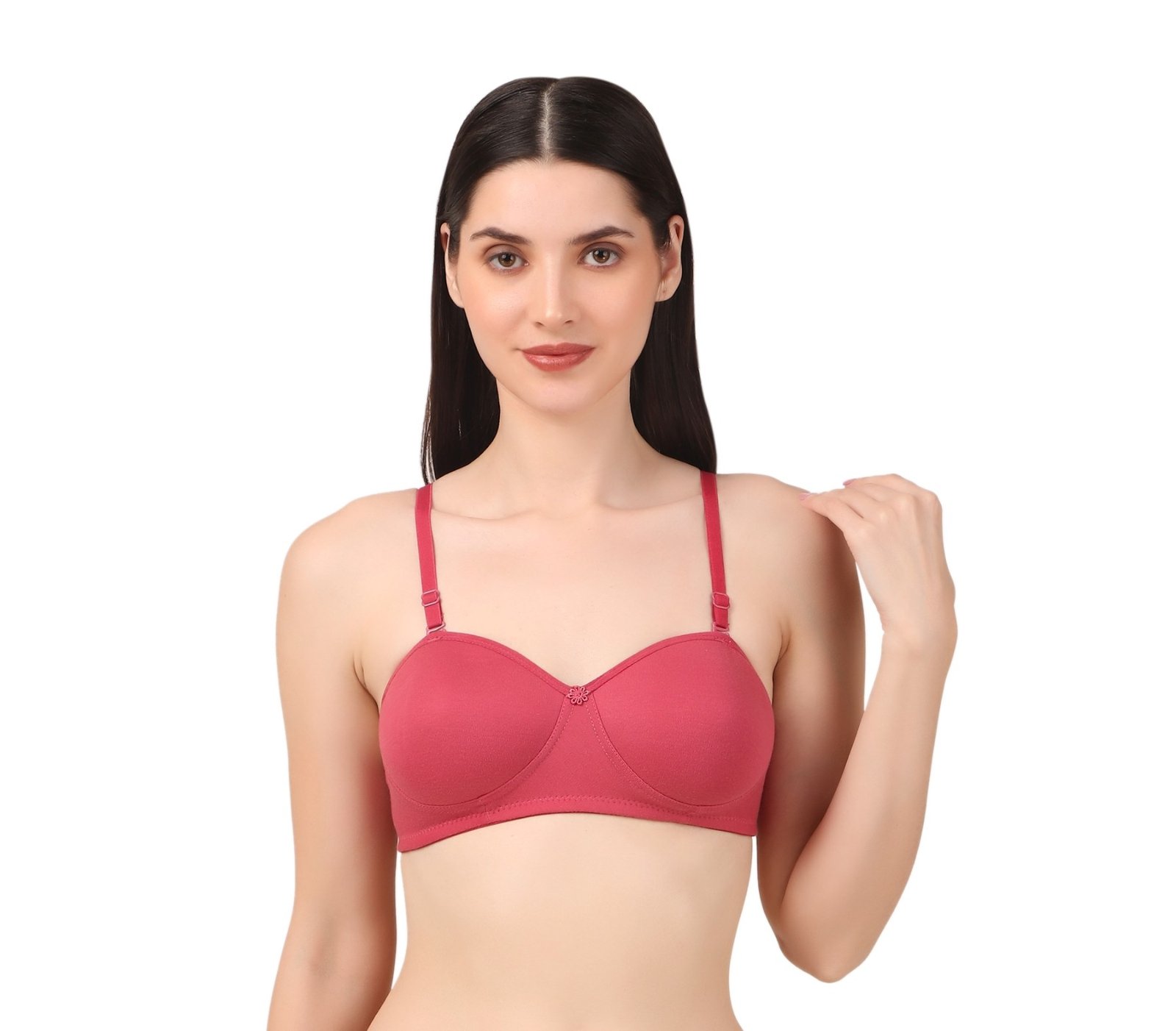 Solid Color Lightly Padded Bra