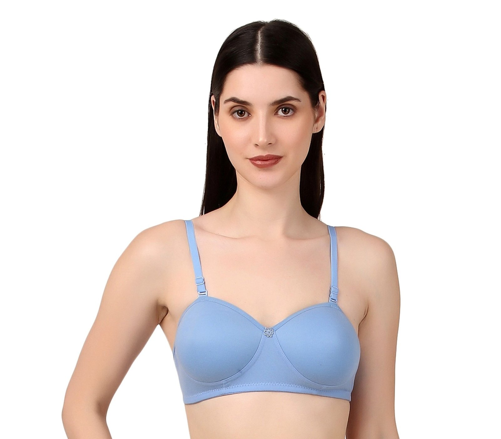 Solid Color Lightly Padded Bra