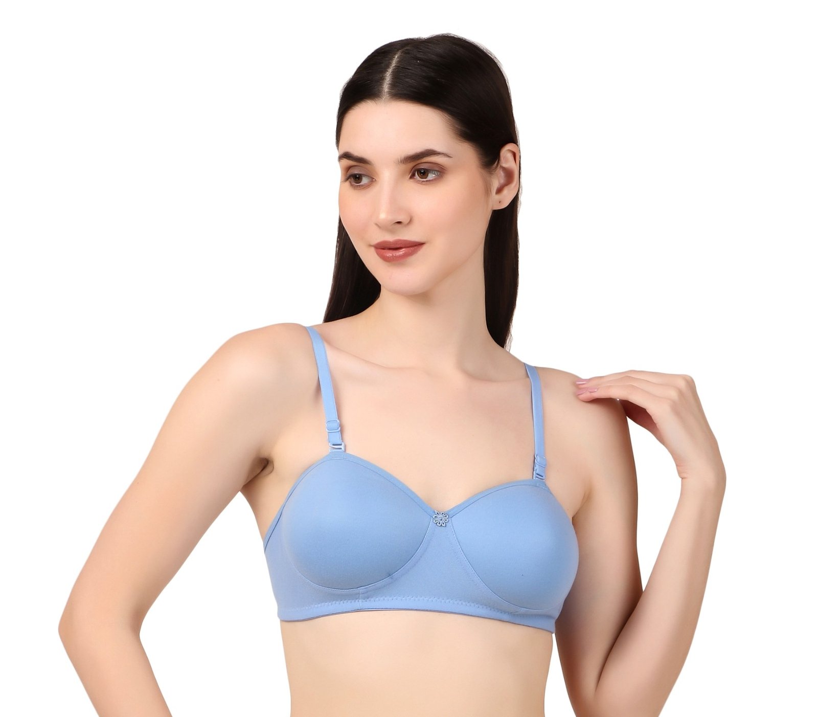 Solid Color Lightly Padded Bra