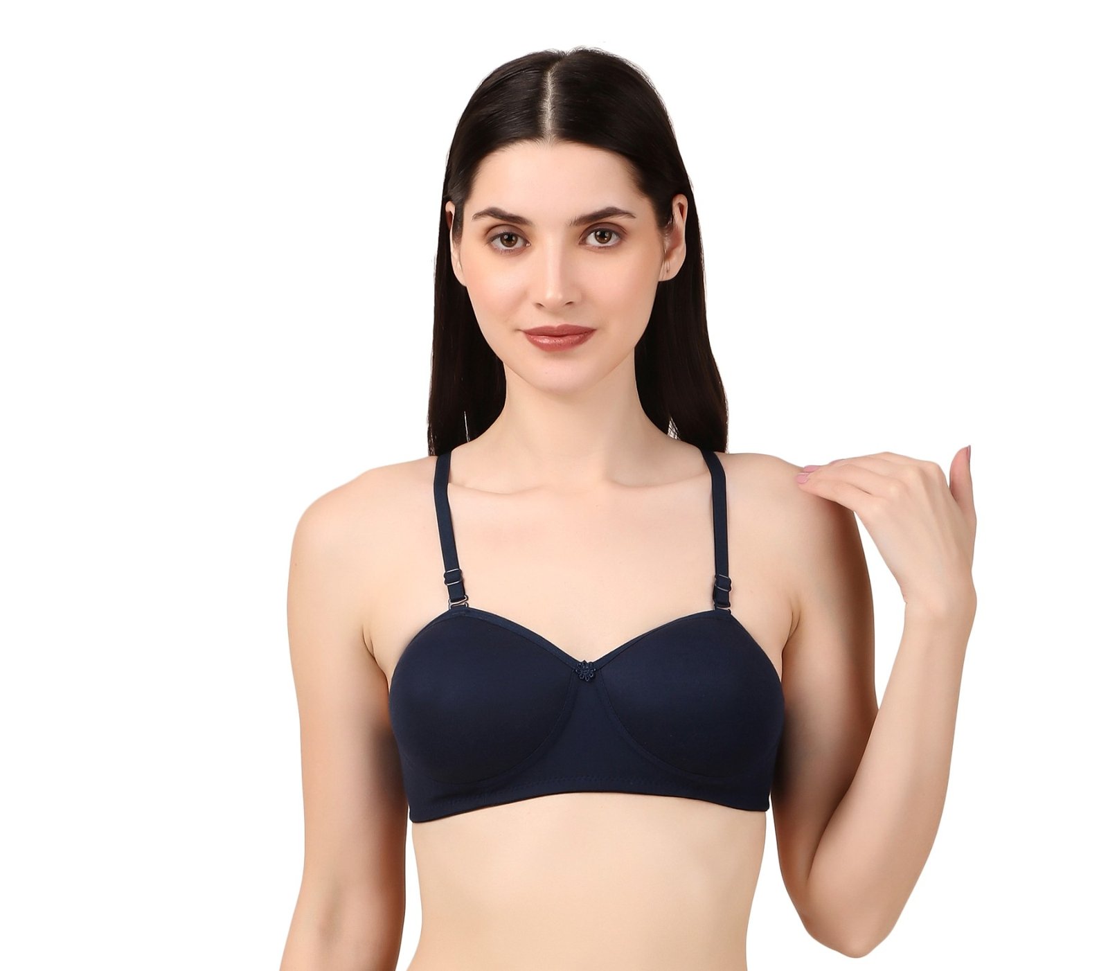 Solid Color Lightly Padded Bra